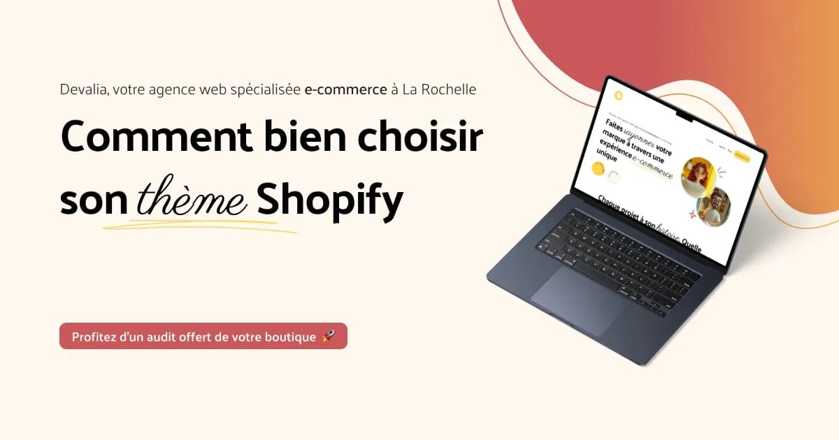 Couverture du post, Agence Devalia et slogan.